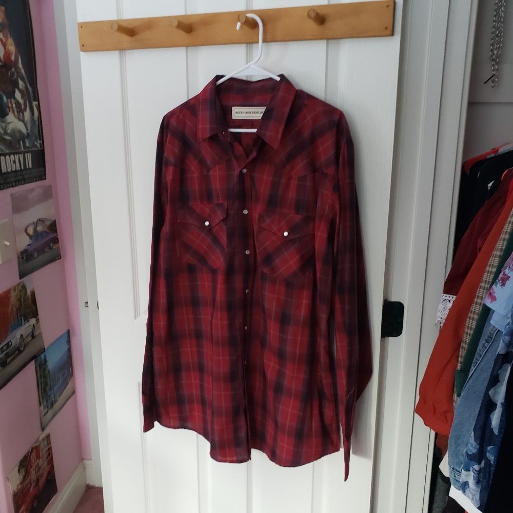 Bit & Bridle Men's Tall Western Dress Shirt